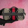 Túi Du Lịch Gucci Boston GG Monogram Web Striped Size 33