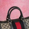 Túi Du Lịch Gucci Boston GG Monogram Web Striped Size 33