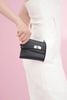 Ví ngắn Hermes Kelly Wallet Bleu Nuit Epsom