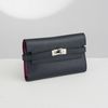 Ví ngắn Hermes Kelly Wallet Bleu Nuit Epsom
