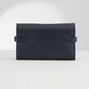 Ví ngắn Hermes Kelly Wallet Bleu Nuit Epsom