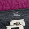 Ví ngắn Hermes Kelly Wallet Bleu Nuit Epsom