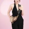 Túi đeo Christian Dior Python Saddle with Strap - TTA5107