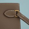 Clutch /Pouch Hermès Kelly Pocket To Go Etoupe Epsom (Nâu Xám)(Unisex) - TTA5196