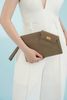 Clutch /Pouch Hermès Kelly Pocket To Go Etoupe Epsom (Nâu Xám)(Unisex) - TTA5196