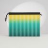 Clutch Louis Vuitton Gradient Green Damier Stripes Voyage (Code chip)