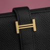 Ví dài Hermès Bearn Bifold Black Epsom - TTA5121