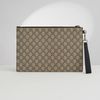 Pouch Gucci GG Supreme Monogram Wolf XXV Beige