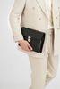 Clutch Burberry London Monaco Saffiano (Đen) - TTA5043