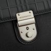 Clutch Burberry London Monaco Saffiano (Đen) - TTA5043