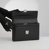 Clutch Burberry London Monaco Saffiano (Đen) - TTA5043
