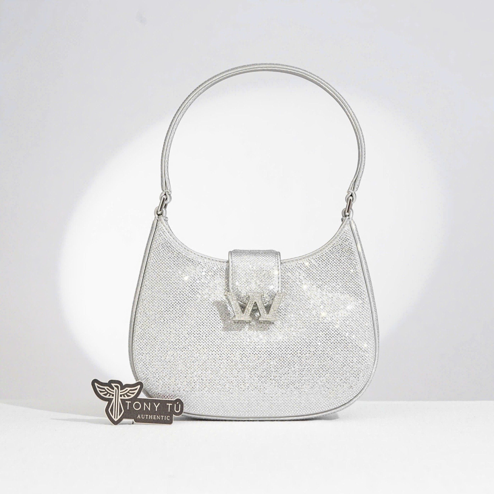 Túi đeo Alexander Wang Hobo Crystal Legacy Size 21