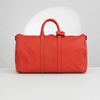 Túi du lịch Keepall Bandouliere Damier Infini Rouge (Đỏ cam đào) size 45