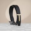 Thắt lưng Tom Ford Crocodile “T” Signature (Vàng) size 95