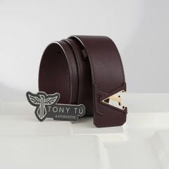 Thắt lưng Louis Vuitton Initials Burgundy size 80