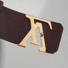 Thắt lưng Louis Vuitton Initials Burgundy size 80