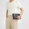 Clutch Bally Switzerland Navy Blue Calfskin (Xanh Navy)