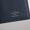 Ví dài Louis Vuitton Brazza Navy Blue Taiga - TTA5262