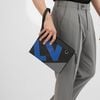 Clutch Louis Vuitton Standing Pouch “Logo Patchwork” size 27