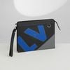Clutch Louis Vuitton Standing Pouch “Logo Patchwork” size 27