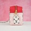 Túi đeo Louis Vuitton Red/Pink Monogram Giant Canvas Beach Pouch