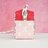 Túi đeo Louis Vuitton Red/Pink Monogram Giant Canvas Beach Pouch