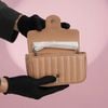 Túi đeo Gucci GG Marmont Taupe Calfskin size Mini (Xám Nâu)