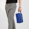 Clutch Louis Vuitton Dopp Kit Monogram Shadow Blue Taurillon