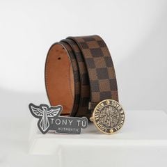 Thắt lưng Louis Vuitton Trunks and Bags Monogram Ebene Size 90