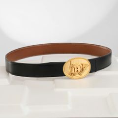 Thắt lưng Hermès Reversible Gold French Horn size 85 (Rare Vintage)(Đen/Nâu)