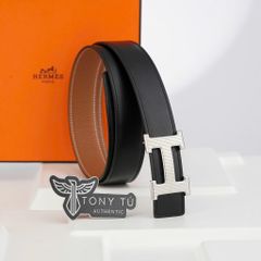 Thắt lưng Hermès H Striee Reversible Togo/Boxcalf size 90