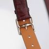 Thắt lưng Hermès Etriviere Rouge Crocodile size 85 - TTA5348