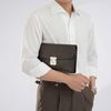 Clutch Louis Vuitton Silver Belaia Brown Taiga (Nâu) - TTA5256