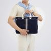 Túi đeo Burberry London Tennis Navy Blue Canvas (Vintage)