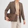 Túi du lịch Japan Ostrich Leather (Nâu) Size 40