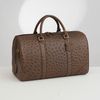 Túi du lịch Japan Ostrich Leather (Nâu) Size 40