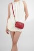 Túi Gucci GG Marmont Camera  Matelassé Chevron (Đỏ) size 18