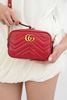 Túi Gucci GG Marmont Camera  Matelassé Chevron (Đỏ) size 18