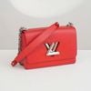 Túi Louis Vuitton Twist MM Coquelicot Epi (Đỏ son) size 23