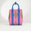 Túi Gucci GG Supreme Rhombus Mini Tote (Neutrals - Pink)