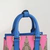 Túi Gucci GG Supreme Rhombus Mini Tote (Neutrals - Pink)