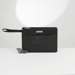 Clutch Burberry London Monaco Saffiano (Đen)