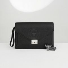 Clutch Burberry London Classic Saffiano (Đen)