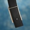 Thắt lưng Hermès Collier Silver De Chien Boxcalf/Epsom (Đen/Đen xanh) size 100