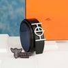 Thắt lưng Hermès Ulysse Silver Reversible size 90