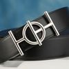Thắt lưng Hermès Ulysse Silver Reversible size 90