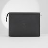 Clutch Louis Vuitton Pochette Voyage MM Noir Taiga (Đen)