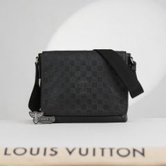 Túi đeo Louis Vuitton Damier Infini District Messenger (Đen) Size 28