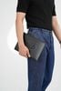 Clutch Gucci Leather Embroidered Logo