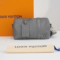 Túi đeo Louis Vuitton City Keepall Gray Taurillon (Xám)